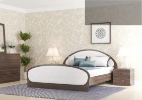 Кровать Валенсия 140x200 с мягкой спинкой